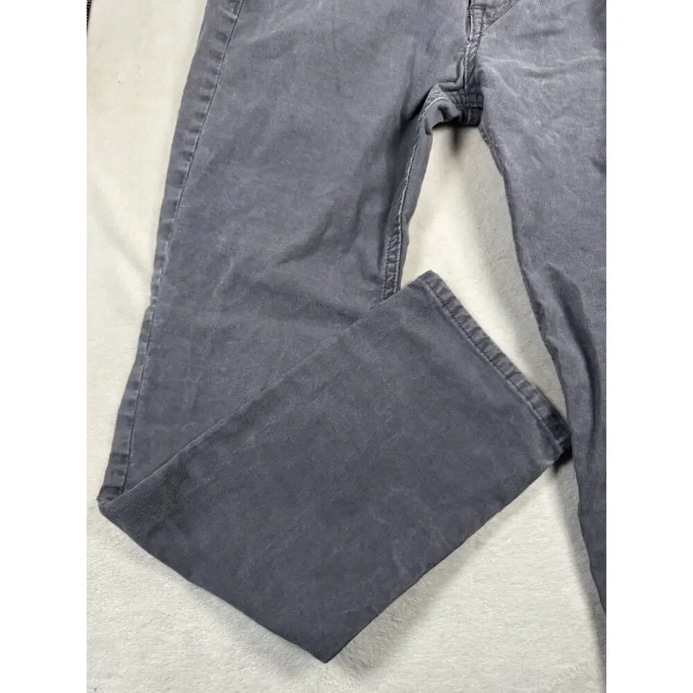 Banana Republic Men’s Corduroy Pants 30x30 Gray Slim Fit 5 Pocket Casual